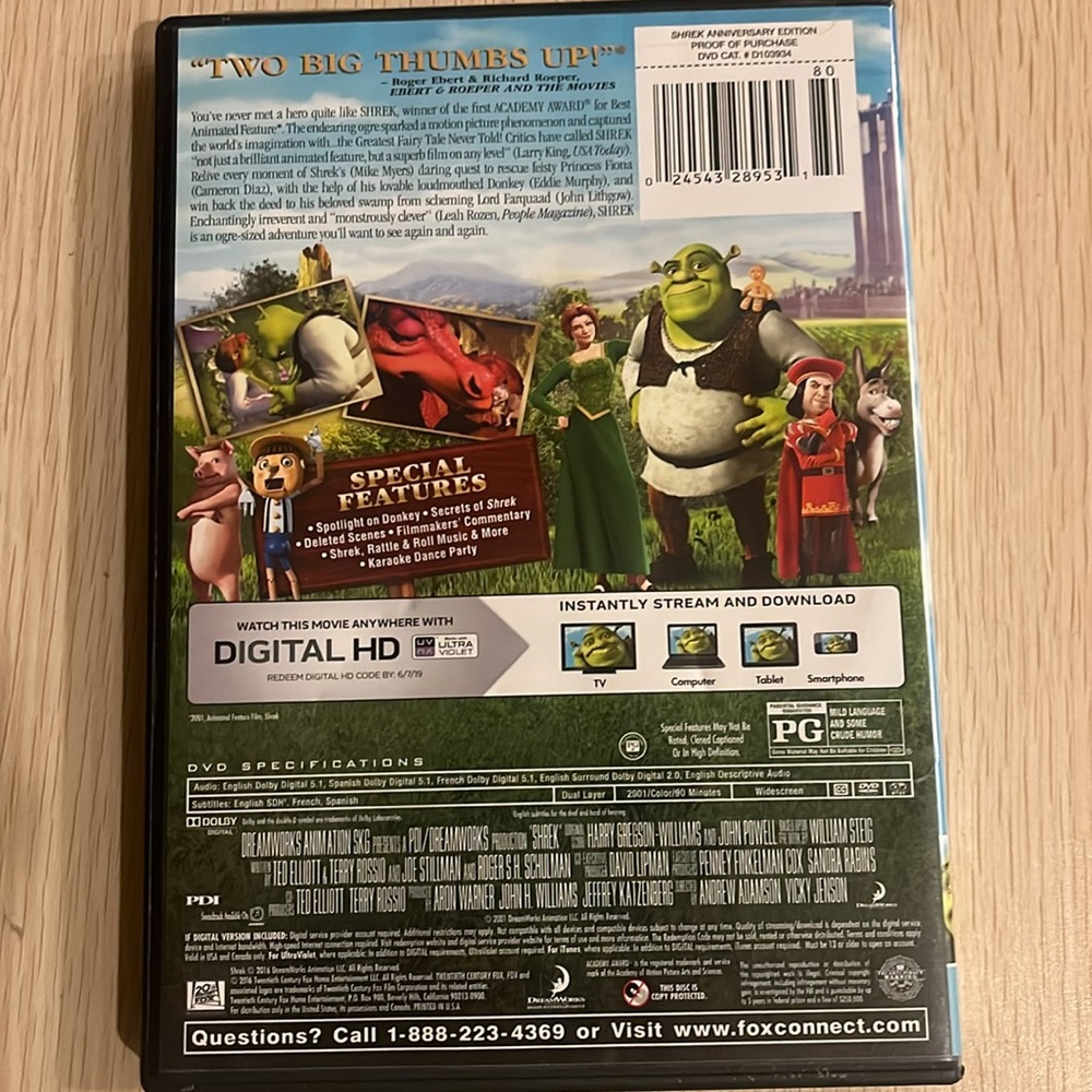 Shrek DVDs - Picture 7 of 13
